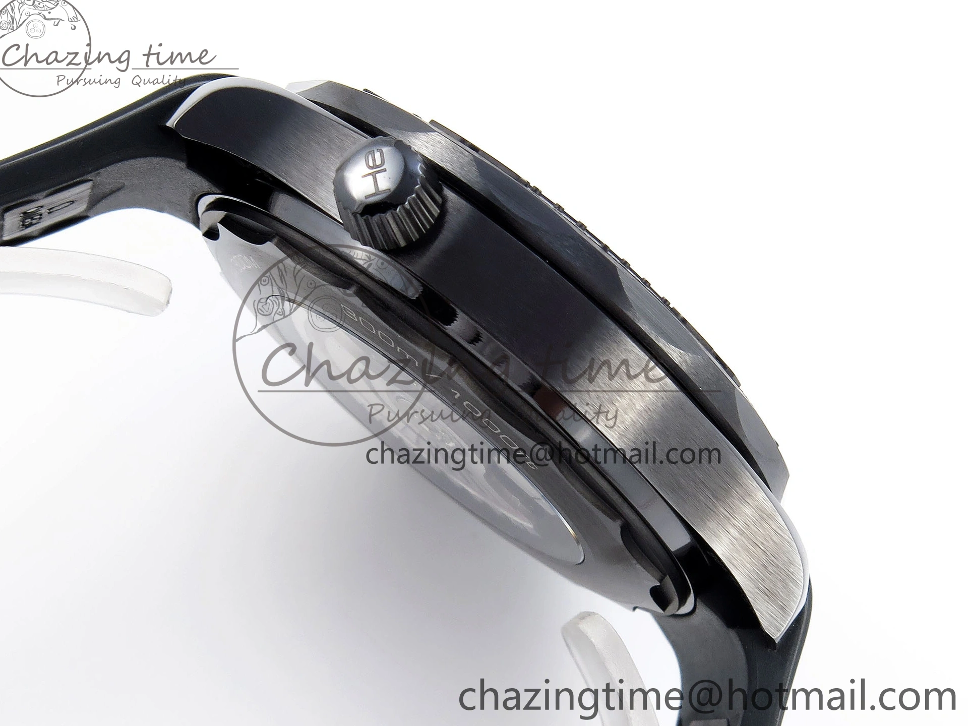 0316 SEAMASTER 300M 43.5MM BLACK CERAMIC VSF 1:1 BEST EDITION BLACK DIAL ON BLACK RUBBER STRAP A FashionForward 7766